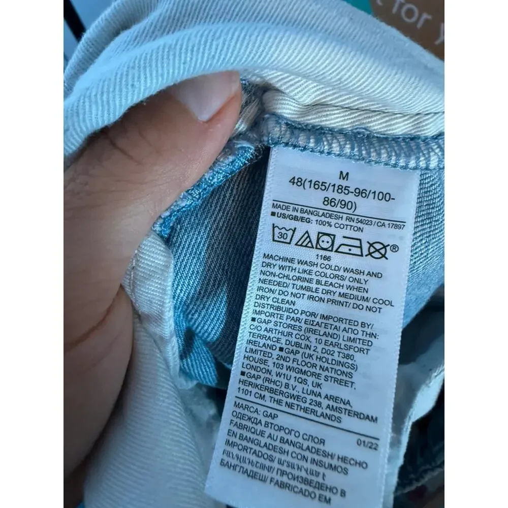 Gap Men’s Elastic Waist Pull on Denim Shorts